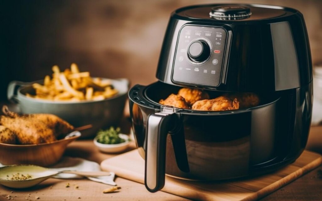 Friteza na vruć vazduh u kojoj je spremljena piletina