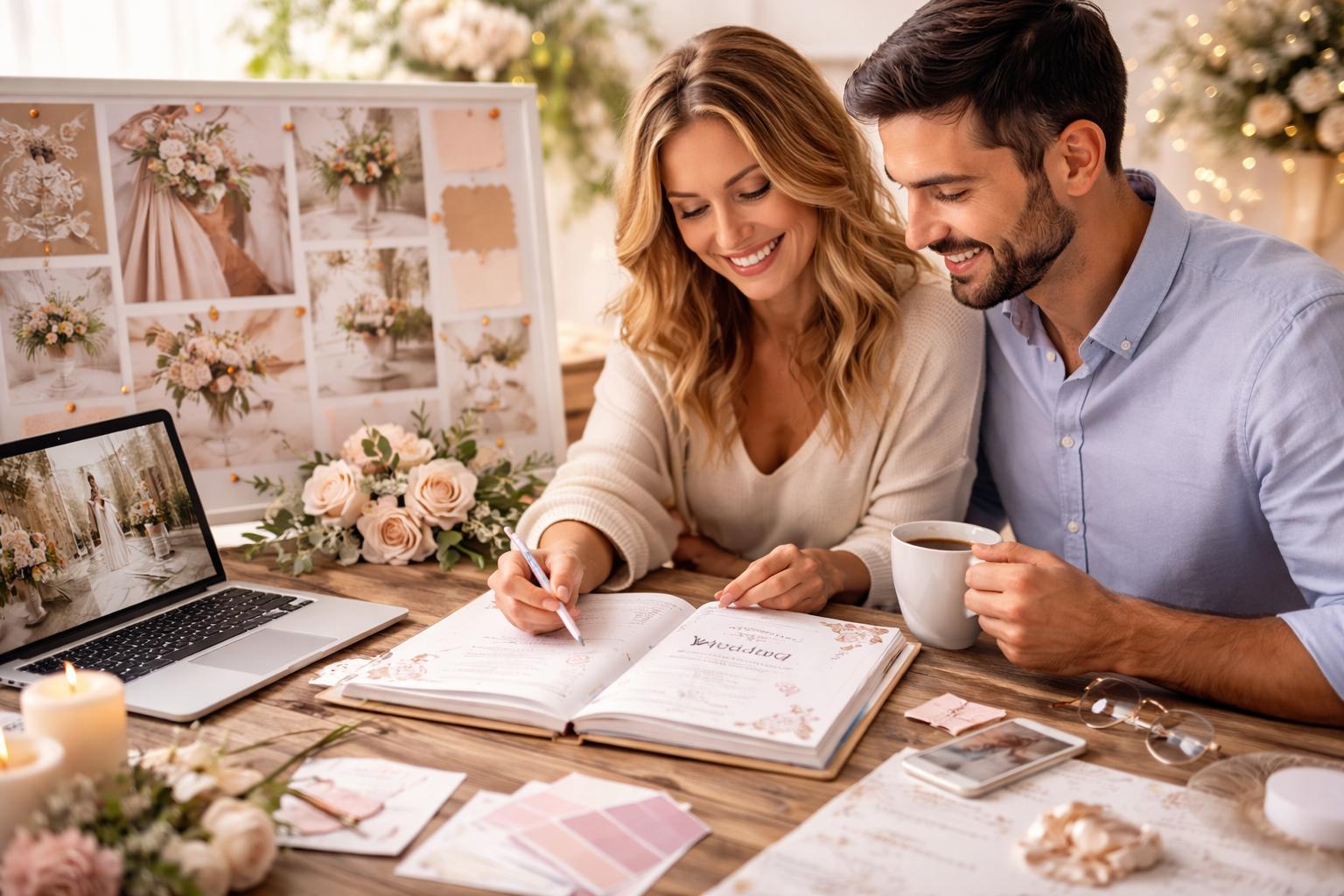 Par organizuje venčanje.